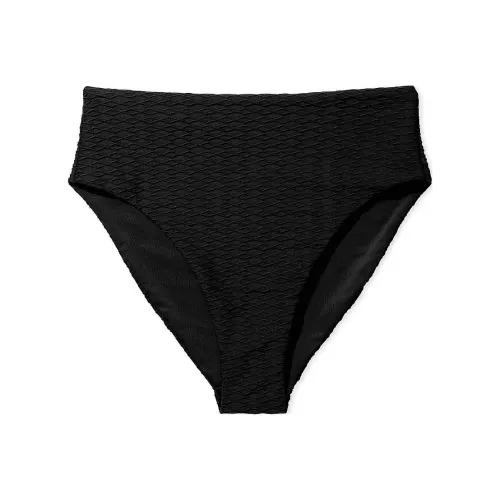 Victoria's Secret PINK Mix & Match High-Waist Full-Coverage Bikini Bottom / B Swimming Shorts Women's Black