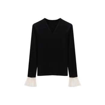 Fa Ao Na Flared Sleeve T Shirt Women's