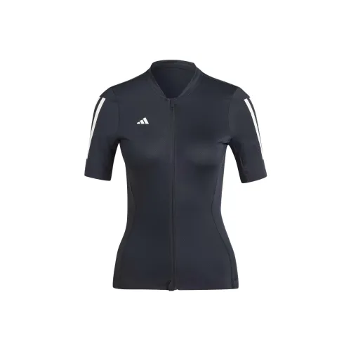 Adidas Free Shipping With AdiClub Tempo 3 Stripes Cycling Jersey