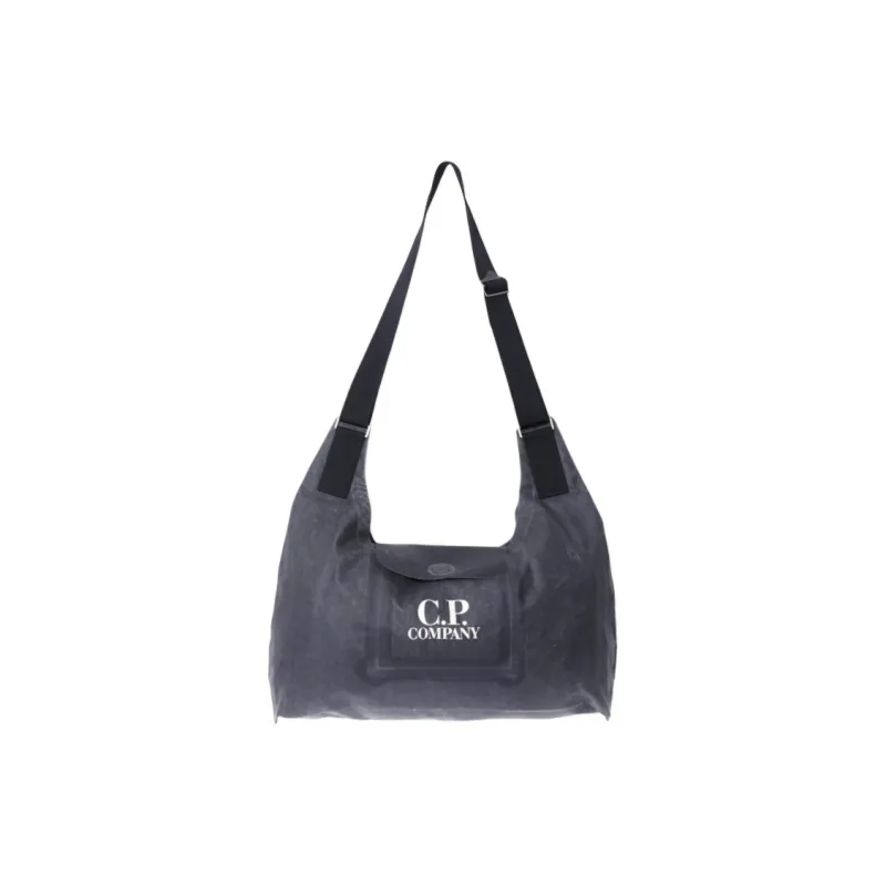 C.P.Company Linen Shoulder Bag Regular Men's Dark Gray-0