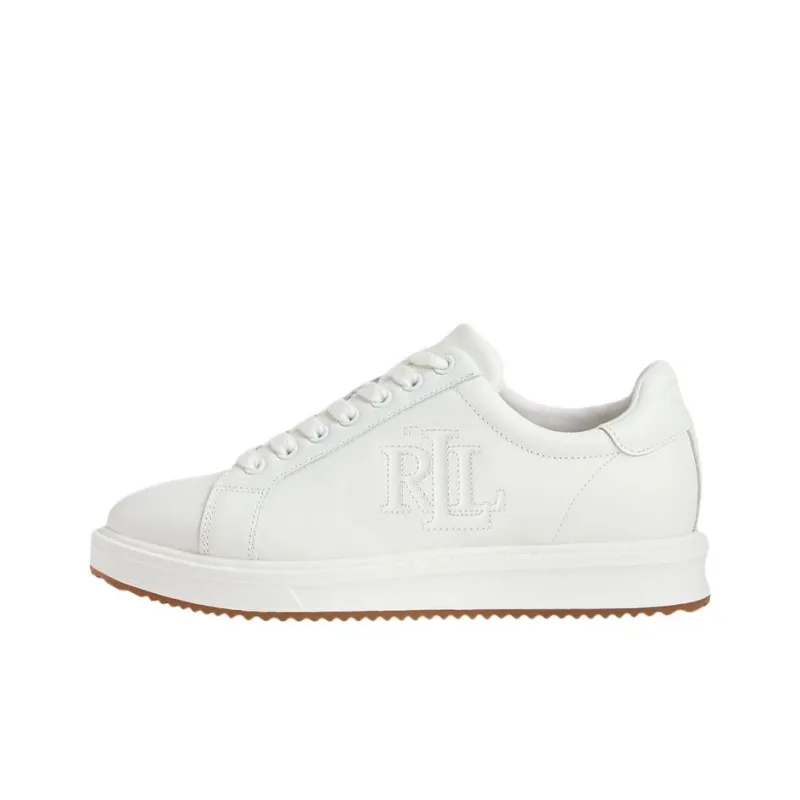 LAUREN RALPH LAUREN Ainsley Low Top Skateboard Shoes Women's White-0