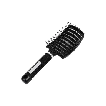 ZHENZI Curved Straightening Wide Tooth Hair Styler Rib Comb Volumizing And Softening Massage Air Cushion Comb