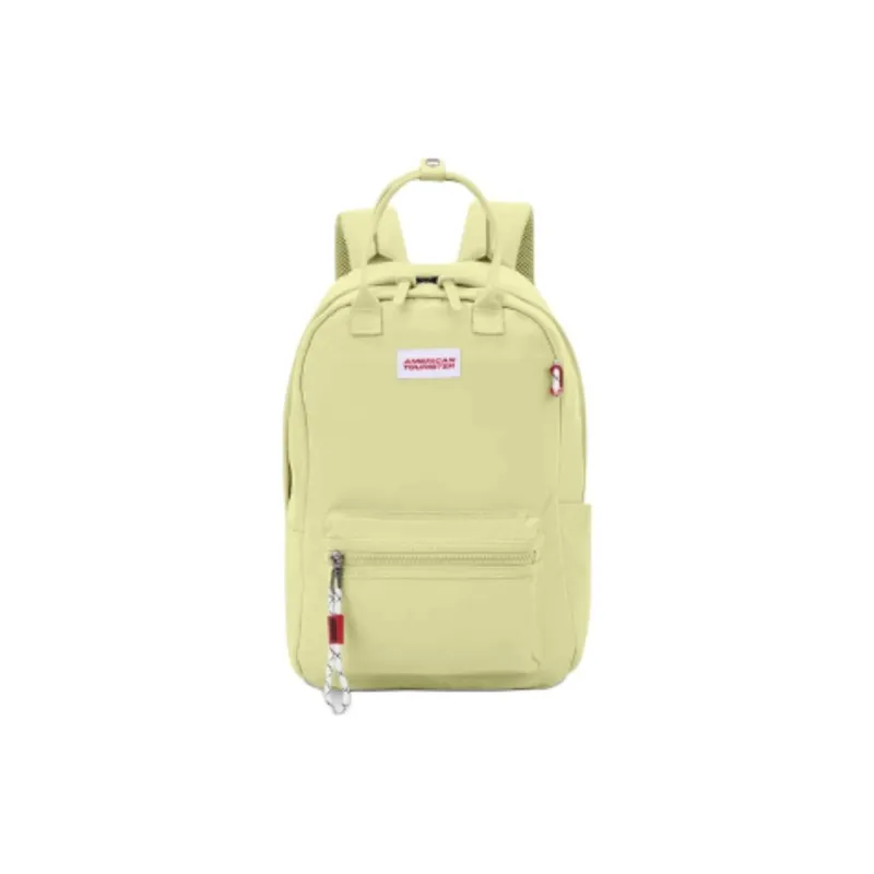 AMERICAN TOURISTER Fabric Backpack Small Size Unisex Yellow Green-0