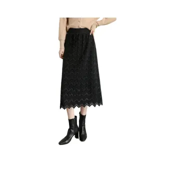 Like The Age Of Water Casual Short Skirts Women's Black