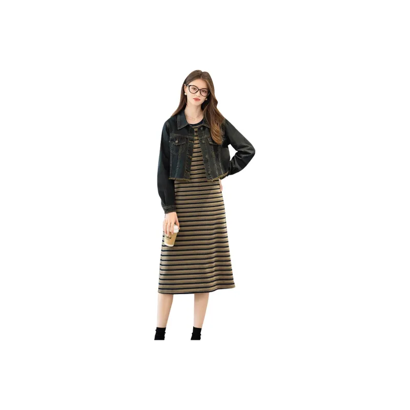 TOUCH Two Piece Skirt Sets Women's-0