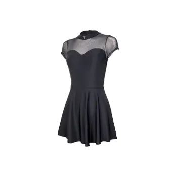 ZOKE One Piece Swimsuits Women's Black With Small Dots