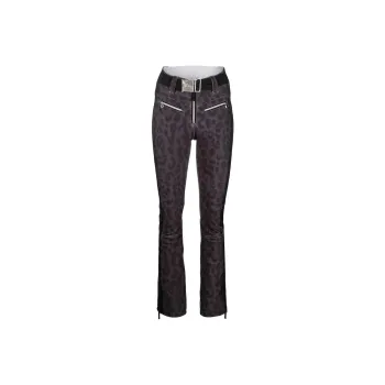 JETSET Ski Pants Women's Leopard Print Black