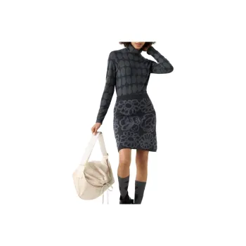 Marimekko X UNIQLO Marimekko Co brand Casual Short Skirts Women's Dark Gray