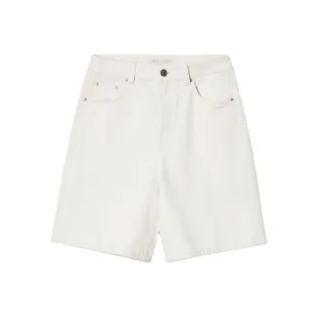 PSALTER Denim Shorts Women's Raw White