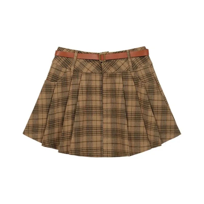 ABCMININ Casual Short Skirts Women's Image Color-0