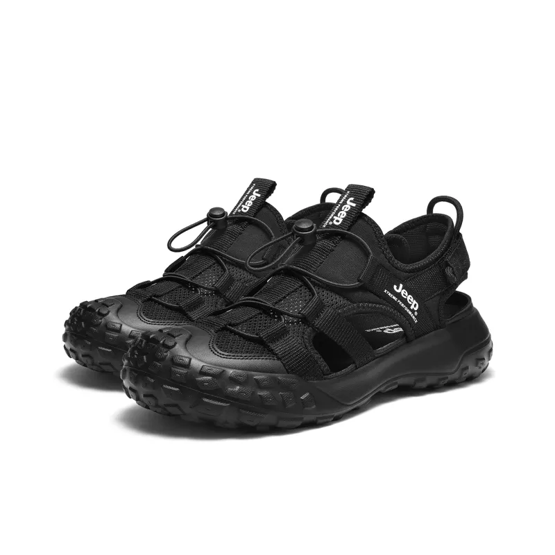 Jeep Slip Resistant, Waterproof, Grip, Height Increasing, Abrasion Resistant, Cushioning River Trekking Shoes Men's-6