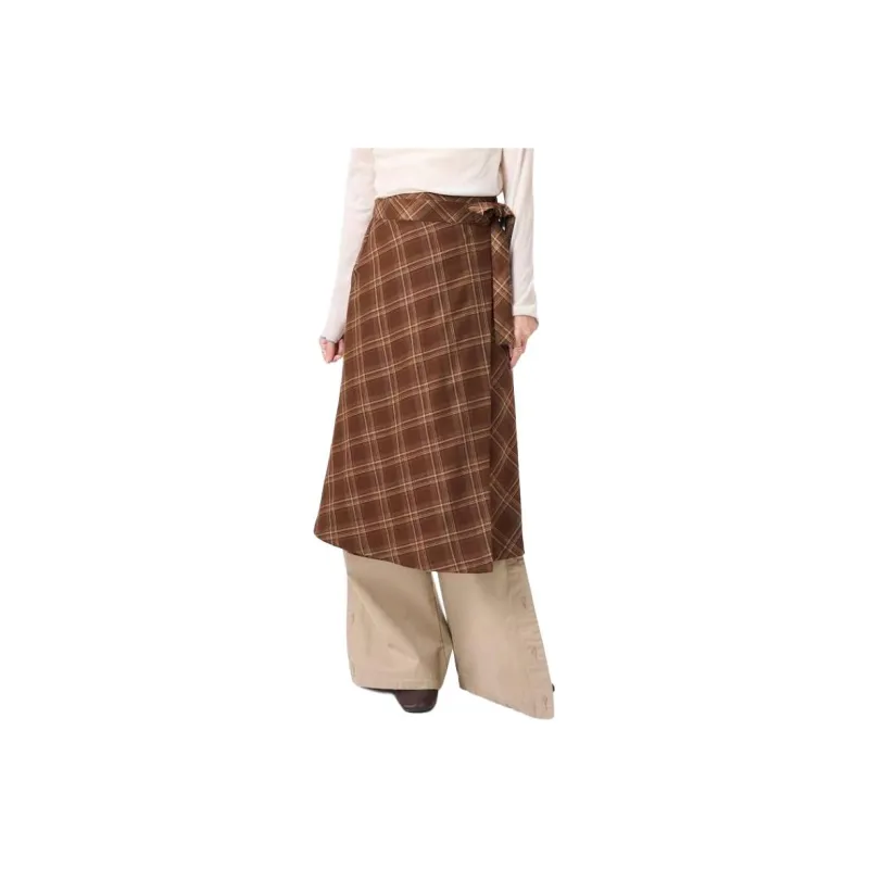 FREAK'S STORE Casual Long Skirt Women's Brown-0