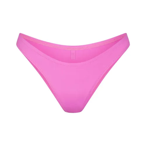 SKIMS SIGNATURE SWIM CHEEKY TANGA BOTTOMS Swimming Shorts Women's NEON ORCHID/Neon Orchid