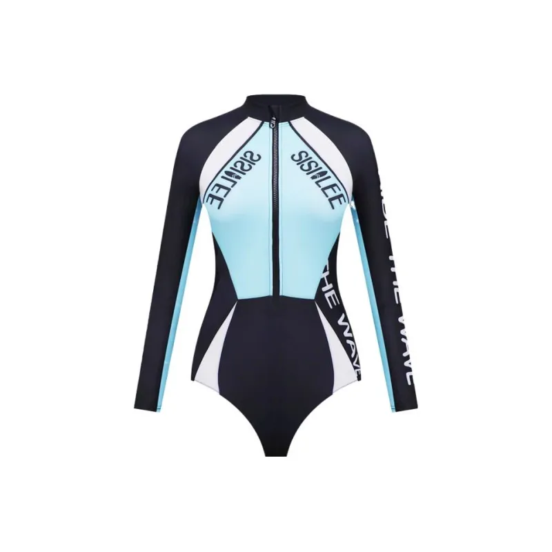 SISII LEE One Piece Swimsuits Women's Clearwater Blue-0