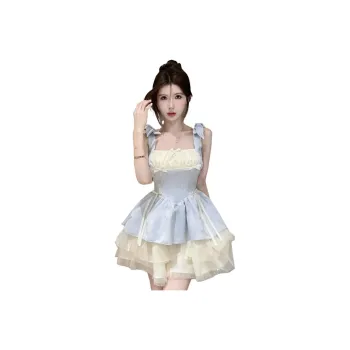 FLIM Slip Dresses Women's Apricot