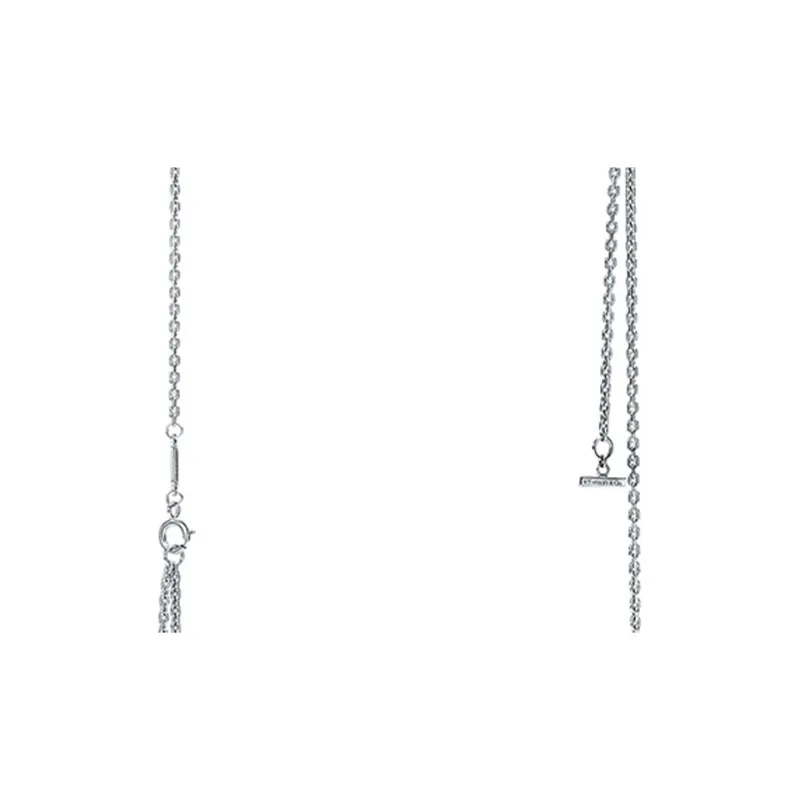 TIFFANY & CO. 18K White Gold Necklaces Women's-2