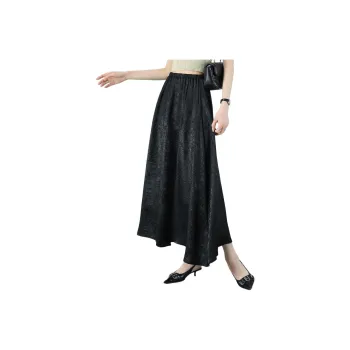 TERRE BLEUE Casual Long Skirt Women's Black