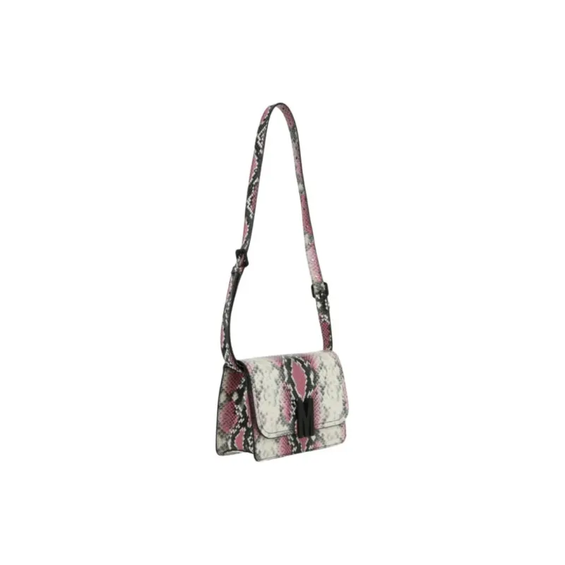 MOSCHINO Calfskin Crossbody Bag Shoulder Bag Women's Light Purple-2