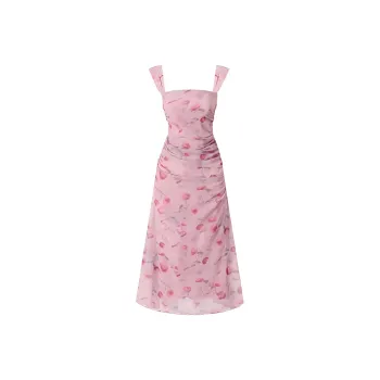 PAZZO Slip Dresses Women's Pink Mist Rose
