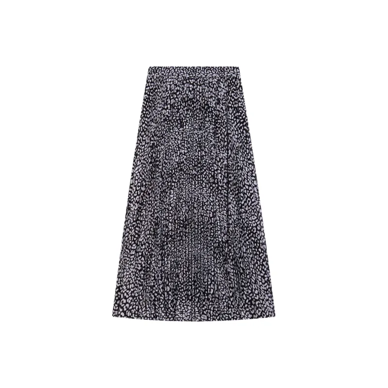 MICHAEL KORS MMK SS24 Casual Long Skirt Women's Black-0