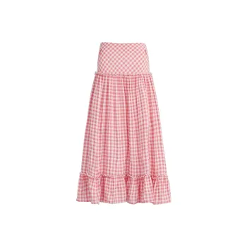 MJB Casual Long Skirts Women's Red