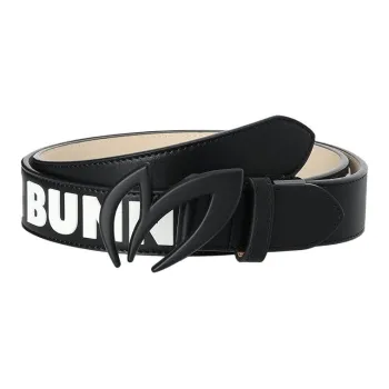 MASTER BUNNY EDITION Synthetic Leather Belts Unisex Black Width 3.5CM