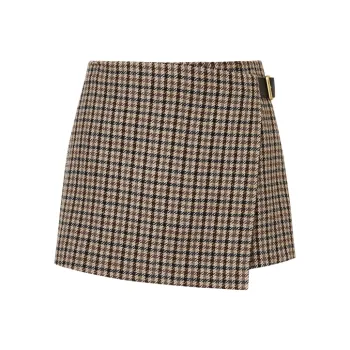 MOCO Casual Shorts Women's Multicolor Plaid