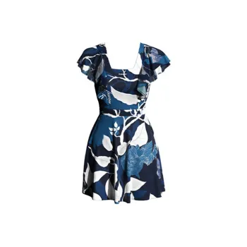 TOSWIM One Piece Swimsuits Women's Floral Dark Shadow