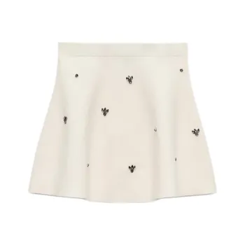ZARA Casual Short Skirts Women's Raw White