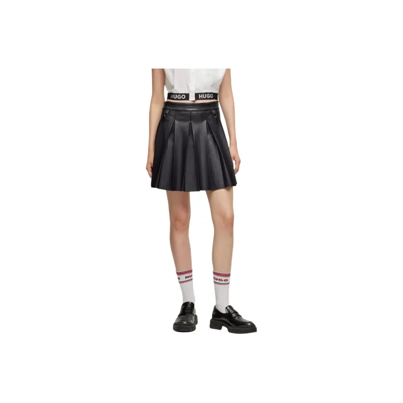 HUGO BOSS Casual Short Skirts Women's Black-0