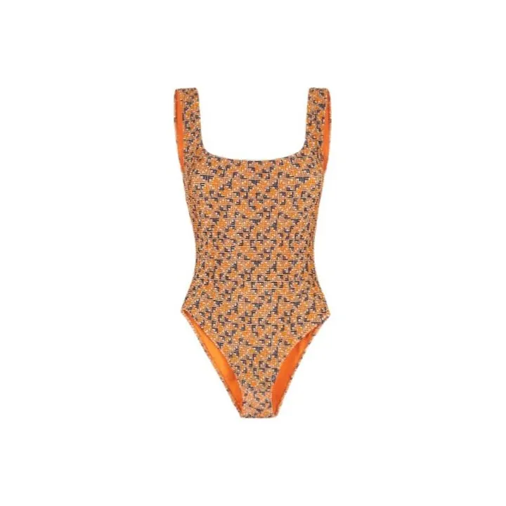 FENDI SS24 One-Piece Swimsuits Women's Orange-0