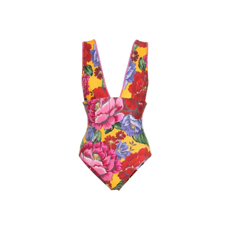 Farm Rio Winter Chita print Swimsuit-0