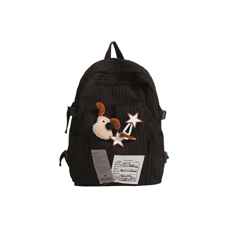 Yalu Nylon Fabric Backpack Regular Women's Light Yellow/Black/Light Green/Lake Blue/Pink-7