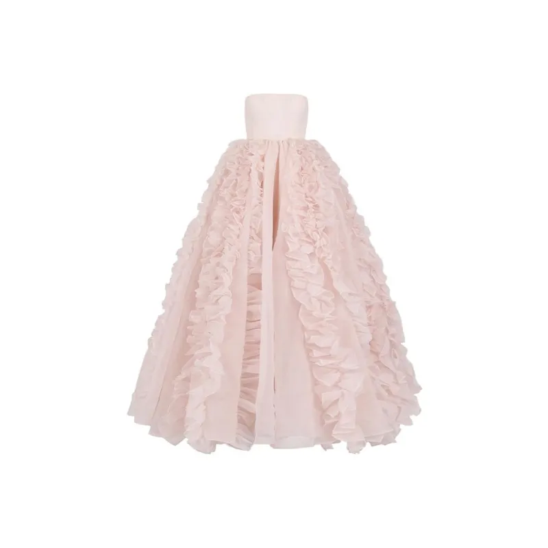 Selkie Collection SS24 Evening Dress Women's Brace Pink-0