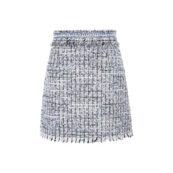 MASFER.SU Casual Short Skirts Women's Silver
