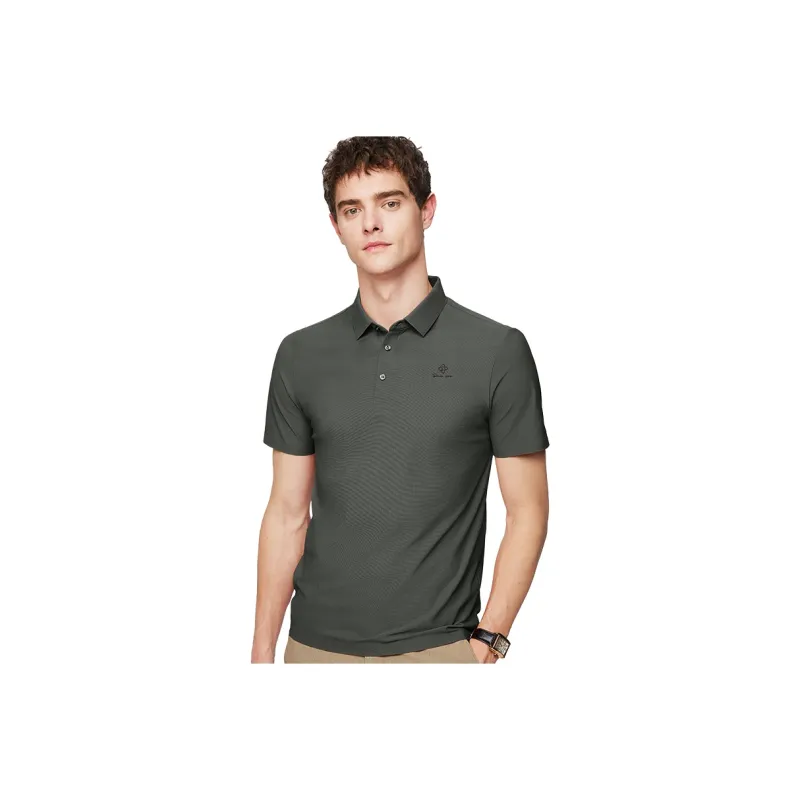 Red bean Polo Shirts Men-24