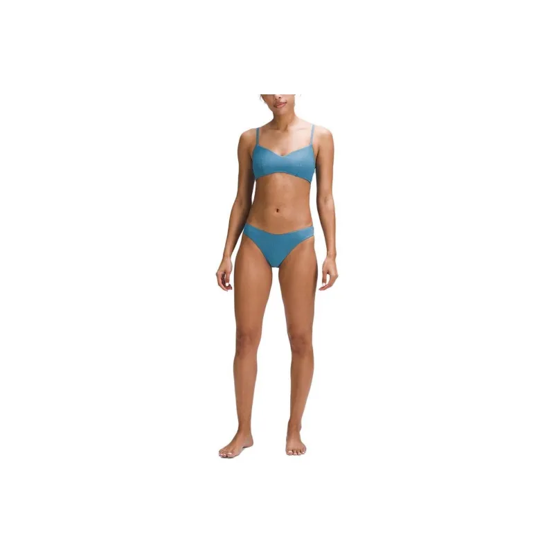Lululemon Ribbed Swimming Shorts Women's Green Triggerfish-0