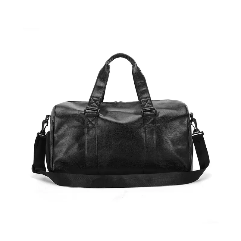 Parker Bear PU Travel Bag Men's Black-3