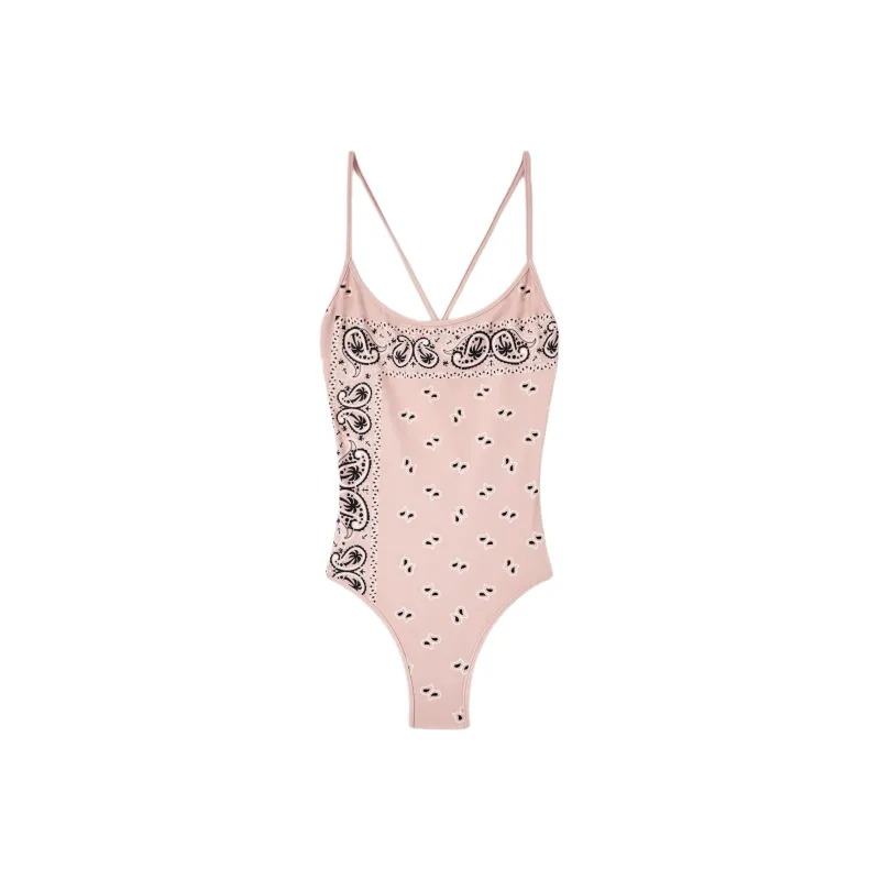 PALM ANGELS Paisley-Printed Scoop Neck Swimsuit-0