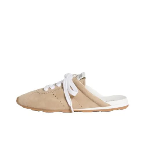 MIU MIU Closed Toe Slippers Women's Sand