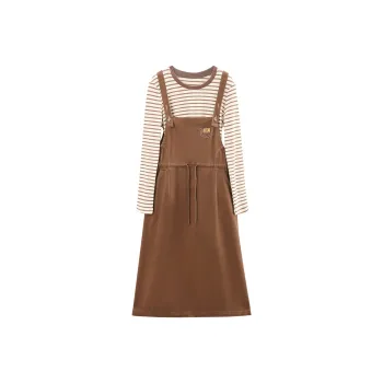A Paradise For Awakening Skirt Set Women's Coffee