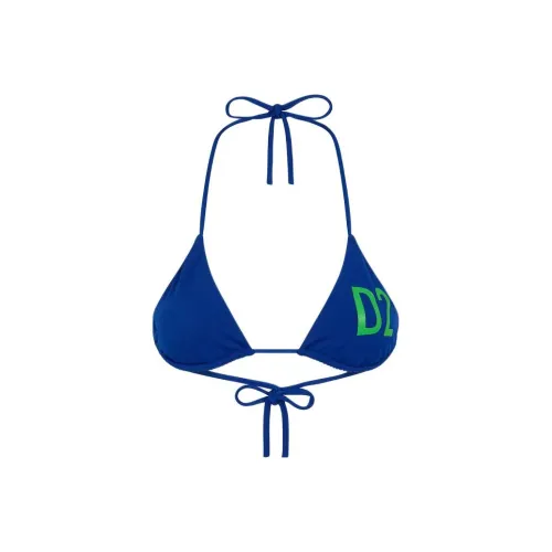 DSQUARED 2 Technicolor Triangle Top Bikini Women's Blue