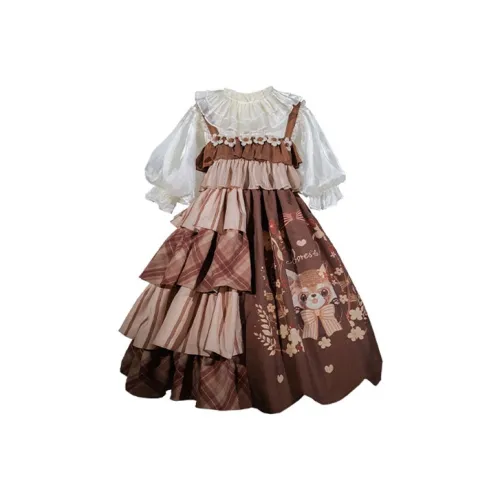 Asleep Townlet Lolita Dresses Women's Multicolor