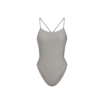 Skims One-Piece Swimsuits Women's Silver
