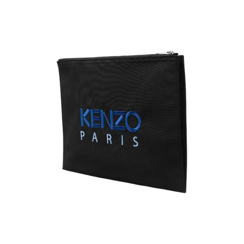 KENZO Kampus Polyester Clutch Men's Black-2