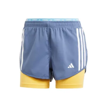Adidas Free Shipping With AdiClub Own The Run 3 Stripes 2 in 1 Shorts