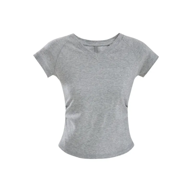 Wen Shan T Shirt Women's Heather Gray-0