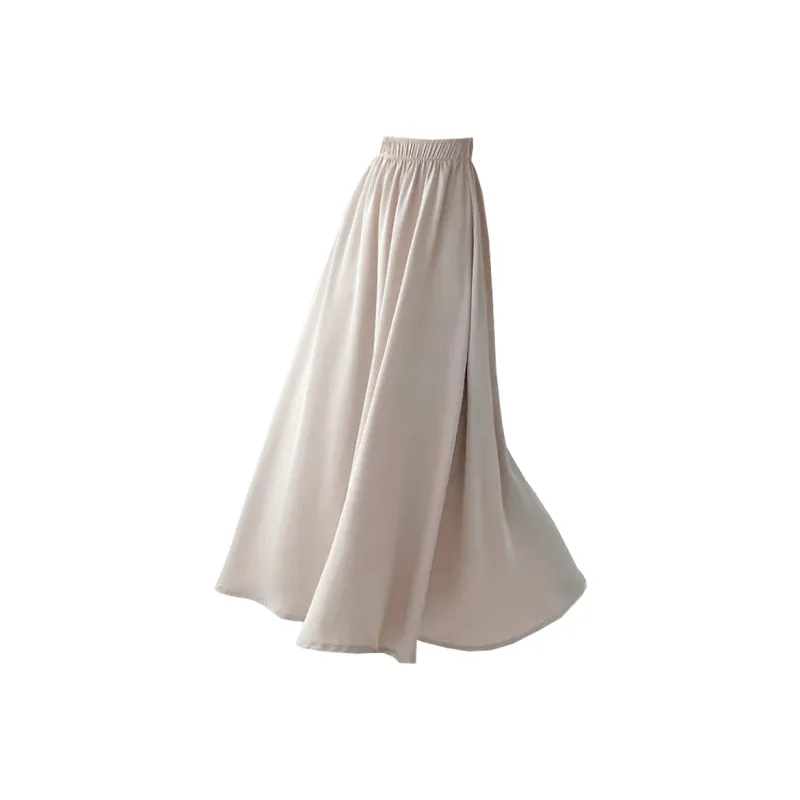 Concubine Zhu Casual Long Skirt Women's Pink-5