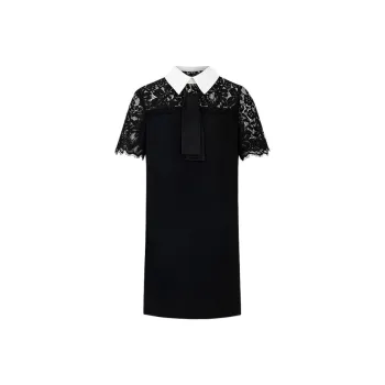 KARL LAGERFELD SS25 Short Sleeved Dress Women's Black
