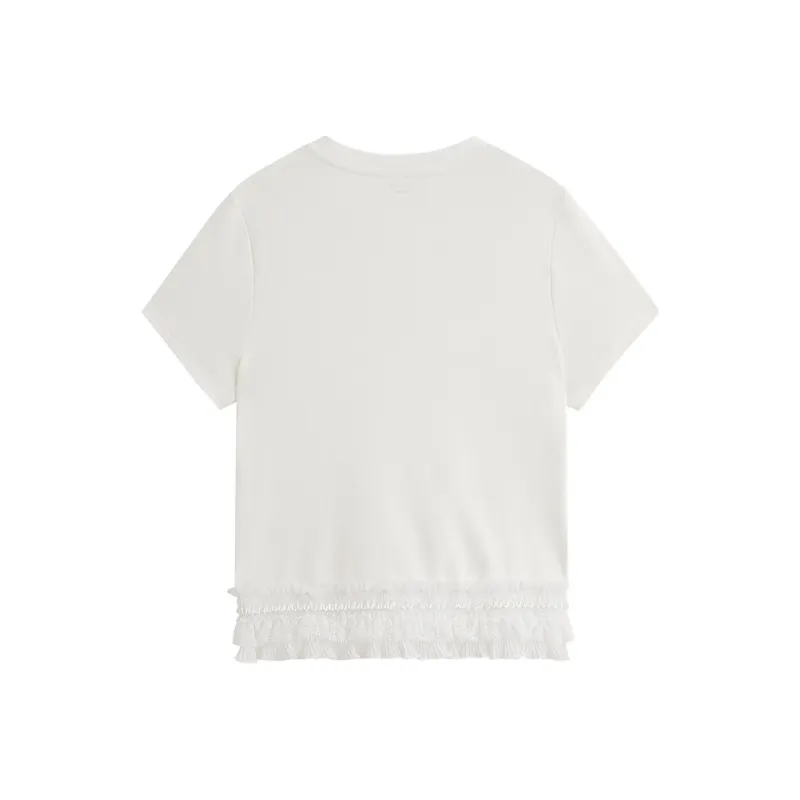 Inman T Shirts Women's Pearl White-1